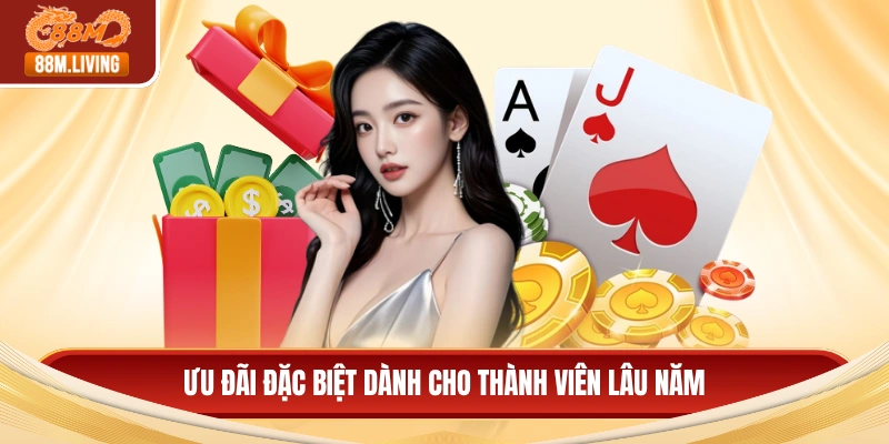 Game bài 88M 3 Ưu đãi đặc biệt dành cho thành viên lâu năm